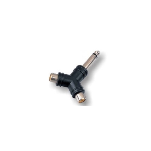 SOUNDSATION ADATTATORE 2 RCA FEMMINA - JACK MASCHIO 6.3MM MONO