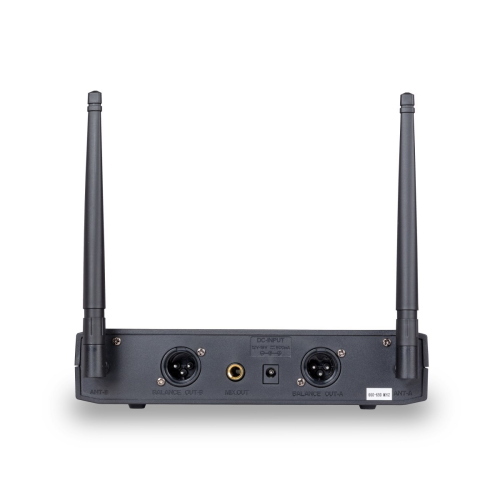 SOUNDSATION SISTEMA WIRELESS COMPATTO UHF DOPPIO A 300 CANALI CON 2 MICROFONI PALMARI A1 (520-550 MHZ)