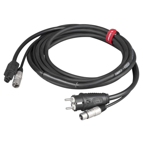 PROEL PH100LU5I CAVO DI ALIMENTAZIONE E SEGNALE XLR - SCHUKO 5MT 