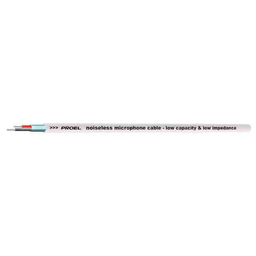 PROEL HPC80WH (bobina 100mt) CAVO BILANCIATO PER INSTALLAZIONI CON GUAINA BIANCA