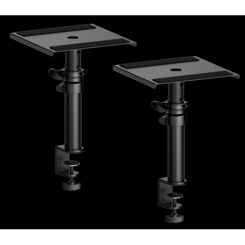 PROEL KP800C Supporti da Tavolo 230x230mm Regolabili per Monitor da Studio Nero Opaco