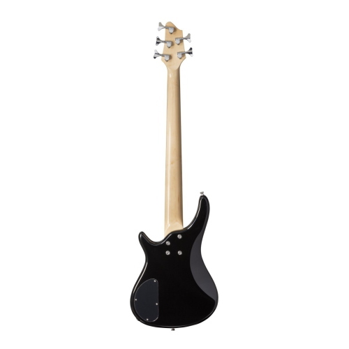 SOUNDSATION  GUNBARREL-5 BK BASSO ELETTRICO CON PICK UP AL PONTE E AL MANICO (VERSIONE 5 CORDE)