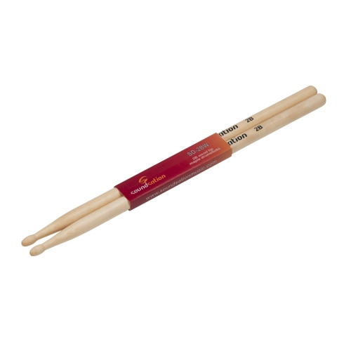 SOUNDSATION SD-2BW COPPIA BACCHETTE IN LEGNO DI ACERO 2B PUNTA LEGNO