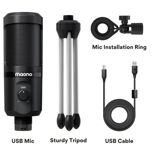 MAONO AU-PM461TR KIT MICROFONO USB PORTATILE AU-PM461TR