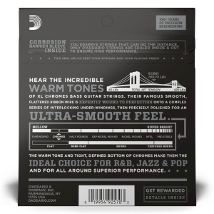 D'Addario ECB81 Chromes Light 45-100 Long Scale
