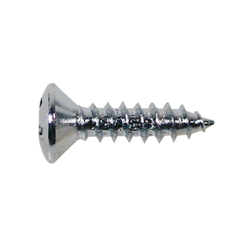 Viti per Battipenna 3x12mm Ovale Svasata Confezione 12 Pezzi Cromato