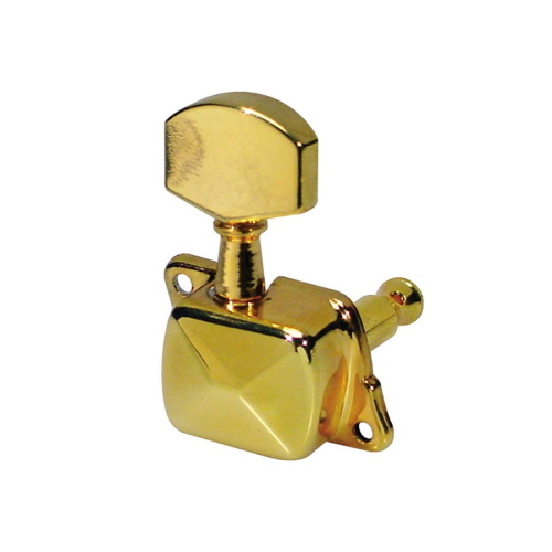 Meccaniche Chitarra 6L con Cover Palette Metallo Mod. 059 Oro