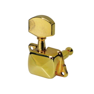 Meccaniche Chitarra 3L+3R con Cover Palette Metallo Mod. 059 Oro