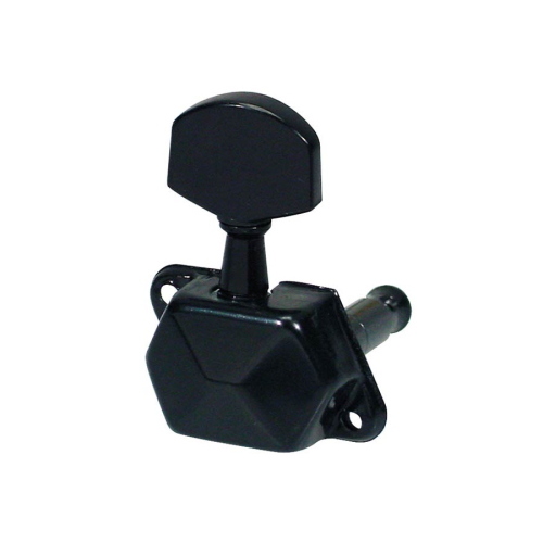 Meccaniche Chitarra 3L+3R con Cover Palette Metallo Mod. 059 Nero