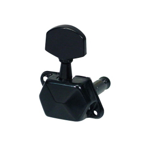 Meccaniche Chitarra 3L+3R con Cover Palette Metallo Mod. 059 Nero