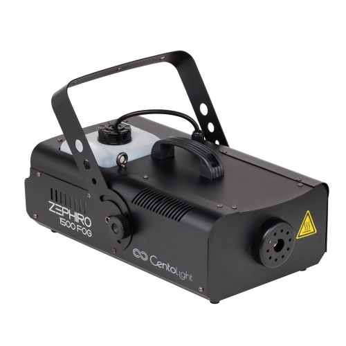 CENTOLIGHT POTENTE MACCHINA DA FUMO CON INTERFACCIA DMX, COMANDO A FILO E RADIOCOMANDO.