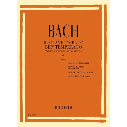 BACH - Il Clavicembalo Ben Temperato Vol.1