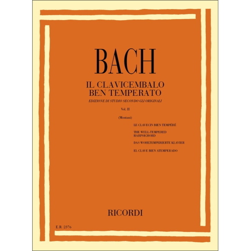 BACH Il Clavicembalo Ben Temperato Volume II