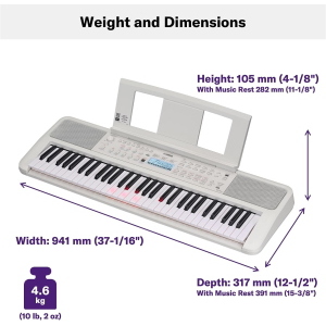 Yamaha EZ310 TASTIERA PORTATILE A 61 TASTI SENSIBILI AL TOCCO