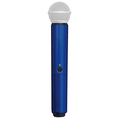 Shure wa713 blu è una cover colorata blu per il trasmettitore radio a mano: BLX2/SM58 e BLX2/Beta58A