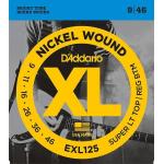 D'ADDARIO EXL125 9-46 SUPER LIGHT TOP/REG BOTTOM