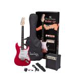 Guitar Pack elettrico - Candy Apple Red SOUNDSATION RIDER GP CAR