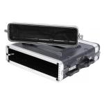 Custodia a rack 19" - 2 unitÀ - realizzata in "Polietilene FORCE". Profondità interna utile: 420 mm