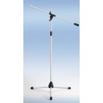 ASTA MICROFONICA A GIRAFFA CON BASE IN ALLUMINIO COLORE BIANCO