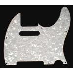 Battipenna per Chitarra Elettrica Telecaster Style Bianca Perlata 8 Fori TP-PLW