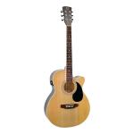 CHITARRA ACUSTICA MINI JUMBO CUTAWAY CON TOP IN ABETE E PREAMP