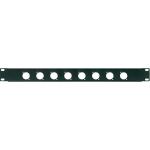 Pannello preforato 1 unità rack 19' con N. 8 fori
