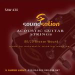 MUTA CORDE PER CHITARRA ACUSTICA - X SUPER LEGGERO SOUNDSATION