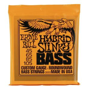 ERNIE BALL 2833 - MUTA CORDE PER BASSO SLINKY BASS NICKEL WOUND - HYBRID(045-105)