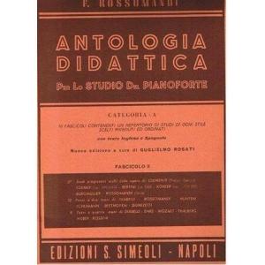 ROSSOMANDI F.: ANTOLOGIA DIDATTICA PER LO STUDIO DEL PIANOFORTE CAT. A VOL. 2 EDIZIONI SIMEOLI 