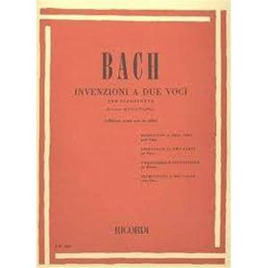 BACH  INVENZIONI A DUE VOCI PER PIANOFORTE