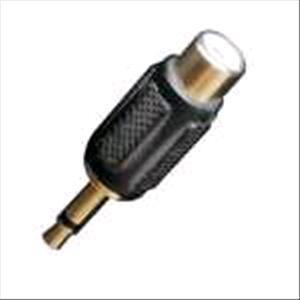 Adattatore da spina jack diam. 3,5 mm. mono a presa RCA