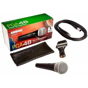 SHURE - PGA48 CON CAVO MICROFONO DINAMICO, CARDIOIDE