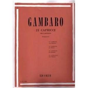 21 CAPRICCI PER CLARINETTO GAMBARO