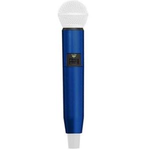 Shure wa723 blu è una cover colorata blu per il trasmettitore radio a mano GLXD2/SM58 e GLXD2/Beta58A