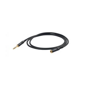 CAVO AUDIO PROLUNGA JACK M 6,3MM - JACK F 6,3MM 3MT