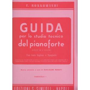 GUIDA PER LO STUDIO TECNICO DEL PIANOFORTE FASC. 1 EDIZIONI SIMEOLI ROSSOMANDI