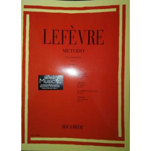 LEFEVRE J.X METODO PER CLARINETTO VOL 2 