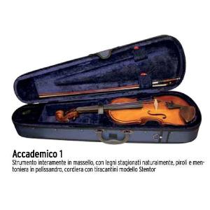 STENTOR SBVLAC1 3/4 ACCADEMICO 1 VIOLINO 3/4 IN MASSELLO MODELLO STENTOR PREPARATO CON CORDE D'ADDARIO