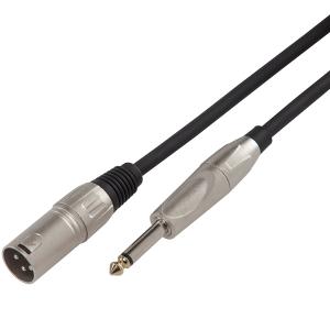 Cavo microfonico bilanciato XRL 3P M - 6.3mm Jack MONO / 5mt