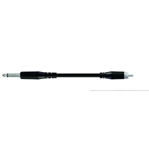 Cavo adattarore con connessioni stampate PROEL spina jack Mono ø 6.3 mm - spina RCA. Lunghezza: 1.8 metri