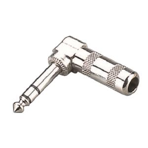 SOUNDSATION SJ029S-B Connettore 6.3mm jack STEREO angolato in metallo