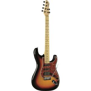 EKO Aire Lite Sunburst Chitarra Elettrica / Battipenna Acero Fiammato