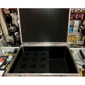 CUSTODIA FLIGHT CASE PROFESSIONALE PER 12 MICROFONI