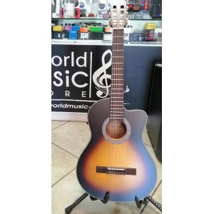 CRAFTER HC100CE OP VS CHITARRA CLASSICA ELETTRIFICATA CUTAWAY VINTAGE SUNBURST