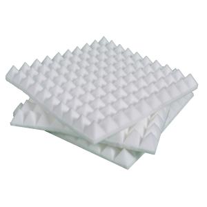 Pannello Fonoassorbente Piramidale 6cm D21 Bianco 50X50X6 (PACCO DA 32)