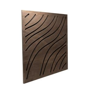Bass Traps Fonoassorbente Decorativo Wave Wood in Legno (50X50CM)