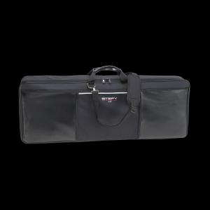 Bag for 49-key keyboard ( 880x340x110mm . ) , Made of 600D nylon lining and padding 20mm .; rubber feet . Available gray.