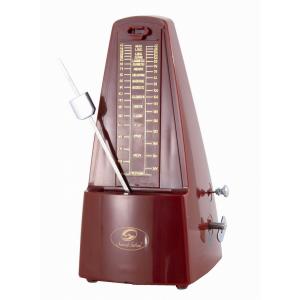 SOUNDSATION MM-10P-R METRONOMO MECCANICO CON CAMPANA COLORE ROSSO