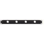 PANNELLO PREFORATO 1 UNITà RACK 19' CON N 4 FORI