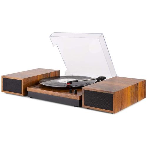 Giradischi Bluetooth per Dischi in Vinile, Lettore Vinile a 3